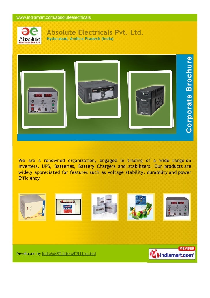 Absolute Electricals Pvt. Ltd., Hyderabad