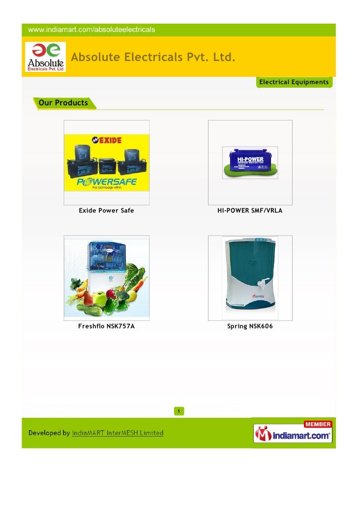 Absolute Electricals Pvt. Ltd., Hyderabad