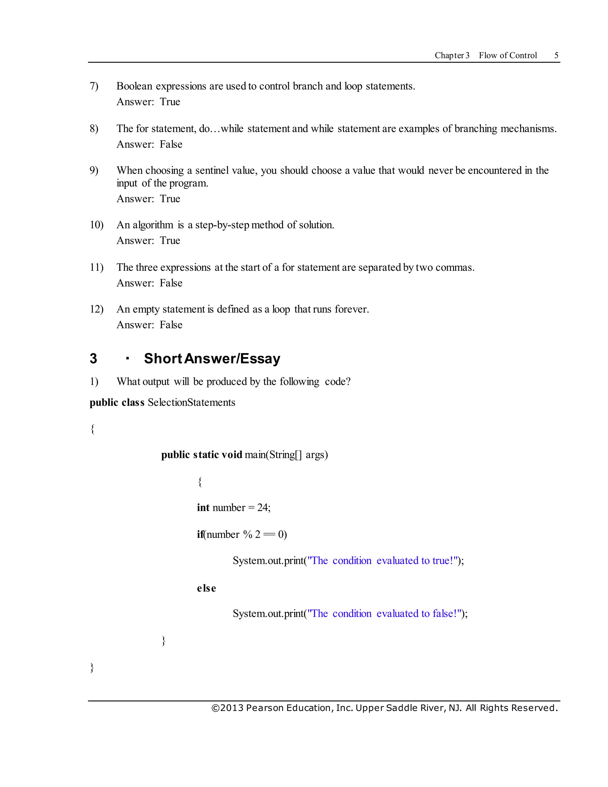 Absolute Java 5e Savitch Test Bank | DOCX | Programming Languages ...