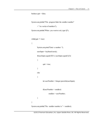 Absolute Java 5e Savitch Test Bank | DOCX