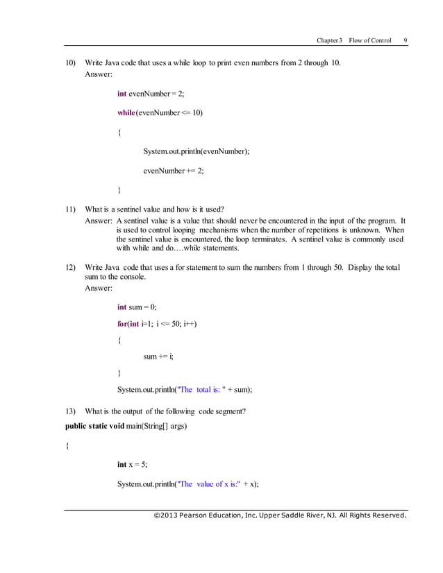 Absolute Java 5e Savitch Test Bank | DOCX | Programming Languages ...