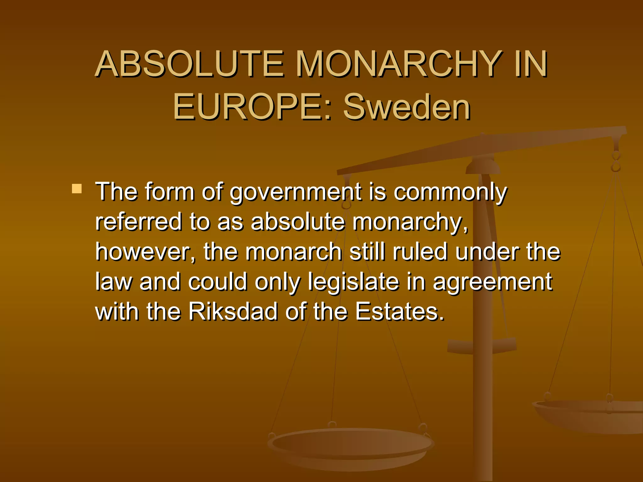Absolute monarchy | PPT