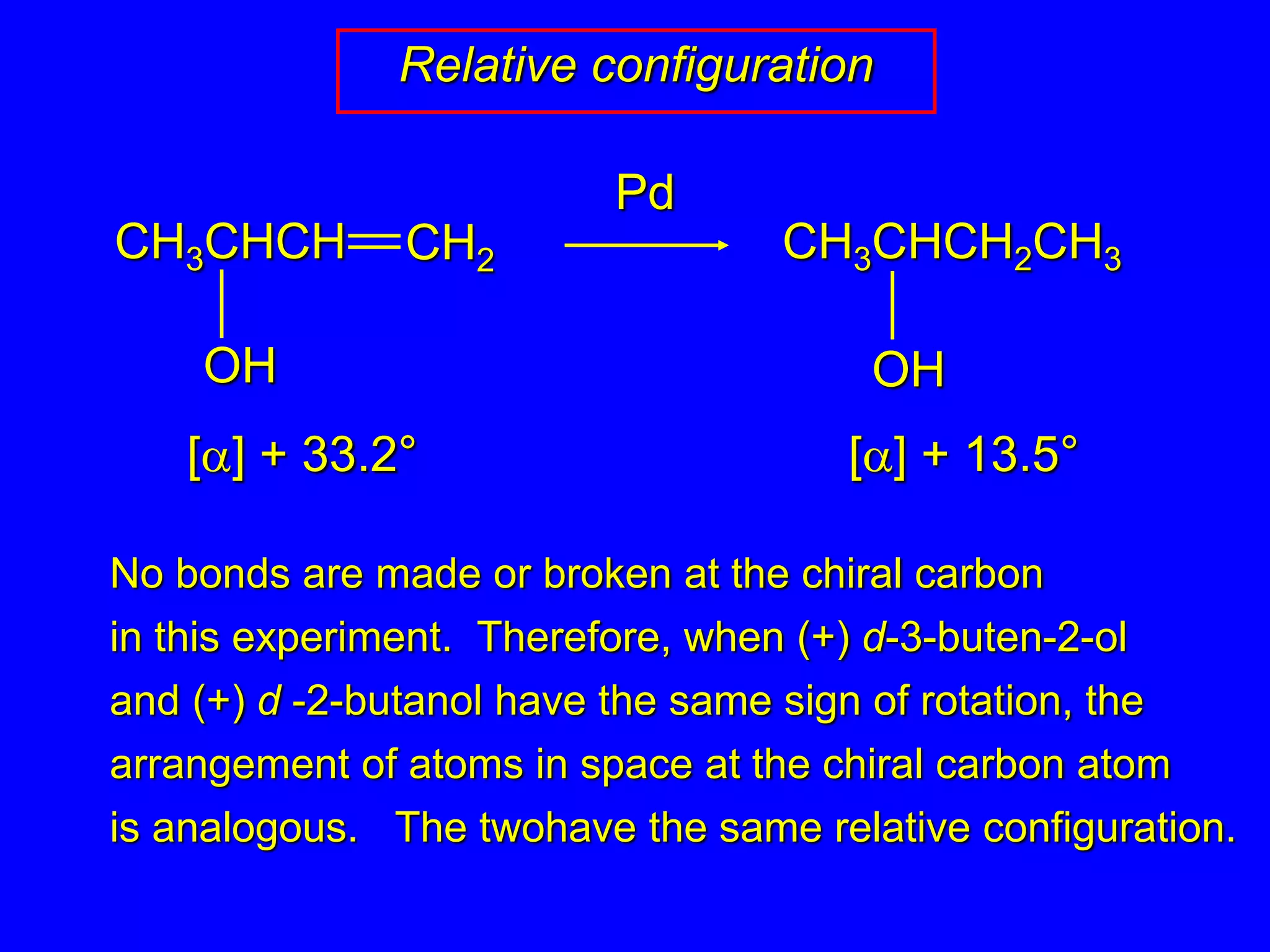 Absolute & relative configuration | PPTX | Chemistry | Science