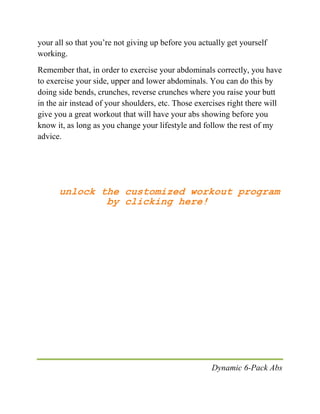 Absolute six pack abs | PDF
