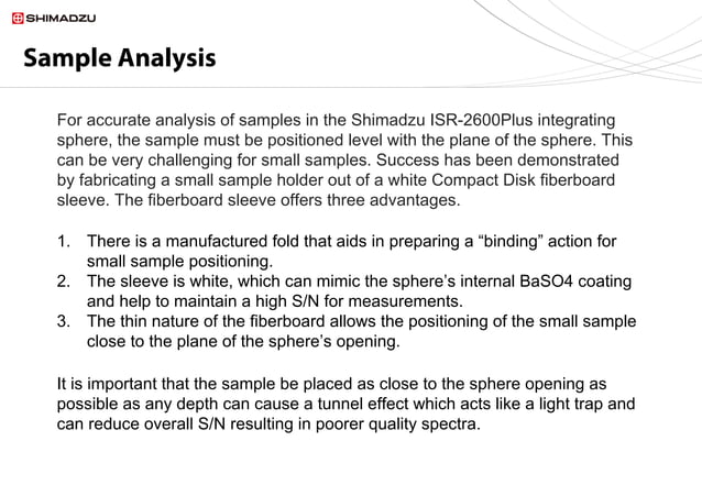 Absolute Total Reflectance Spectra of Very Small Objects | PPT