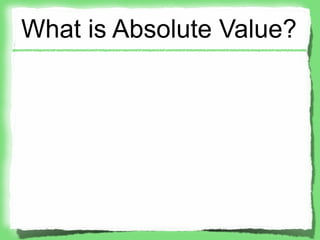Absolout Value Absolute Value Inequalities Notes | KEY