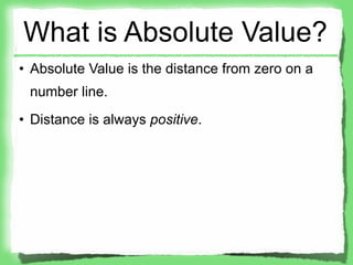 Absolout Value Absolute Value Inequalities Notes | KEY