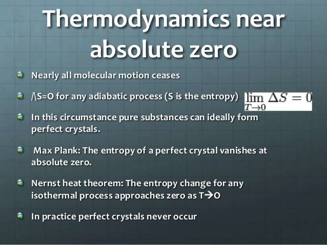 absolute zero