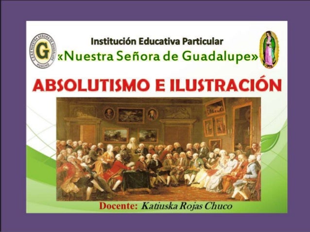 Absolutismo e ilustración