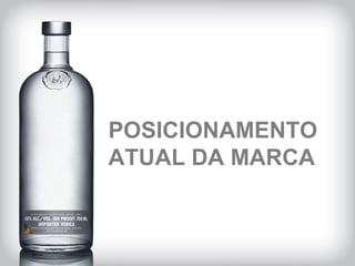 POSICIONAMENTO ATUAL DA MARCA 