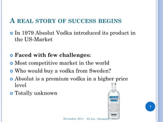 absolut vodka marketing strategy