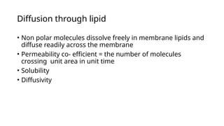 Dissolve Diffuse absorption from rang and dale for post graduate students | PPTX