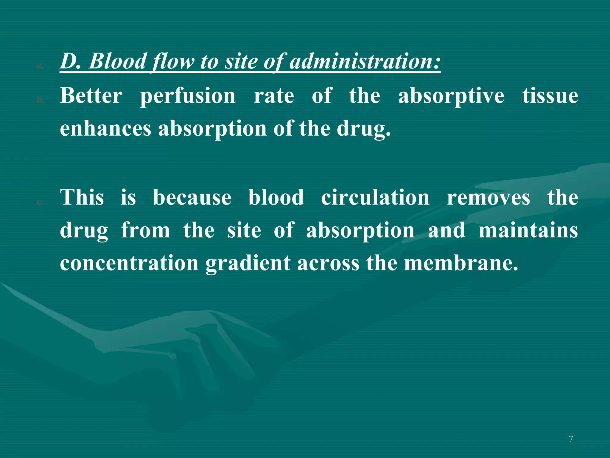 Absorption of drug | PDF