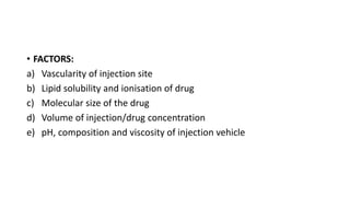 Extravascular Injection Absorption of drug from extravascular route.pptx