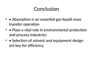 Absorption Project Absorption_Presentation.pptx. and its process | PPTX
