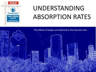 UNDERSTANDINGABSORPTION RATES The effects of Supply and Demand in the Houston area 
