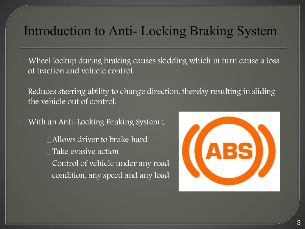 Antilock braking system