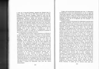 Nouvellc-Calédonie, pourlânt peu éloi8nés dans lc
temps: TloZ en 1992.17yo eî 1988. Dâns le sccond câs. le rctrâit
ecep(ionnel dcs élecleur§ s'cPliquc. §emblc-t-il' avant tout par
I'absence de lisibilité et Ie mânque d'imponânce dc l'enjeu pour lcs
milropolilârns D'ârllcurs. âucune dcs pcrsonncs inlenogécs à
I'occa;ion du référcndum dc Maaslricht n'évoquc le référcndum de
1988. Ce n'cst ccrles pas la durcc ccoulec cntre le§ deu consullalions
qui explique cetle apparenlc amnésie mais bicn le fâit que l'âulo-

à celui de la

déterminalion dc la Nouycllc-Câlédonie n'â pas élé pcrÇuc commc un

thème potitiquemcnl constilué. Car mêûc si lcs élccleurs. et cn

pâ(iculicr ceu qui âurâicnl tcndancc à s'éloigncr âujourd'hui du jer
politique. discnt le plus souvcnt ê(re fâvorâblcs à ce typc dc
ionsuitation cl môme en souhaitcr la multiplicalion. c'est en
définitive pâr rappofl à son objct quc se crislaltiscnt lcs âttiludes ct
quc se détermincnl les straté8ies élcclorâlc§
La compâraison cntrc lcs dcux vâgucs d'cnlreticns est éclairanlc à
ccl égârd. Ellc pcrmcl dc préciscr. notânrmc 1. ce que des élccleurs.
choisis cn fonclion de lcur distânce à l'é8ard du châmp poliliquc.

veulcnl alire lorsqu'ils âmrment qu'ils nc s'inlércsscnl pâs à la
politique. "Nc pas s'intércsscr à la polilique". c'cst rcfuser dc
s'impliquer. d'enlrcr dans le jcu. soit quc l'on nc se scnle pas
"concemé" par la consultation. soit que l'on rcluse d'âpporter son
concours à dcs mânocurrcs d'appareil ct dcs rapports dc force
éleclorau- L'impossibililé d'cprimcr un choi en l'abscnce dcnjeu
clâiremenl id€nlifiés epliquc cl juslifie l'âbslcnlion ou le olc
prolcslâtâarc. L'exercicc de lâ cilotcnnclé pcrd cn cllct dc son atl'âit
l'abscncc d'une offrc politiquc câpâblc dc mobili§er lcs élcclcurs'
C'csl moins la conscicncc dc l'inulilité dc son proprc vole cn lcrmcs
quânlilâtrts ou un scnlinrenl d'incompélcnce politiquc qÙc lâ
dévâtorisalion de l'âclc élcclorâl lüi_nlênrc qui cplique lcs
comporlcmcnls dc rctrait. C'csi bicn la ponéc colleclivc dc la

in

pâ(icipâlion qui sc'nble rcnrisc cn câusc- cc qui nuance forlcmcnt lcs
;nahscs oui font du tolc un conrponcmcnl dônuc dlmpoflancc cl dc
signifrcarion potiriqLtcs Lc rcfôrcndu,n pàrcc quc §on objcr âpponâil
une autre climcnsion à la politiquc. âu-dclàdc lâ procédure électorâle

elle-mêmc.

a

pernris

dc

transccndcr cclrc crise

dcs

vâlcurs

L'enjeu a été esscntiel dâns l'orientâtion des voles : le reférendum
de Maâslricht a ramené dcs abstentionnisles au vote et rejcté des
votants dâns l'abslenlion. Car les comportcmenls électoraux otÉissent
à une logique s.l€{live, définie par I'intérêt rclatifque l,on porte aux
élections, la compétence plitique que l'on s,âccorde pour décider dc

l'cflicacité de son vole et la légitimilé quc l,on reconnâit
comÉtiton politiquc.

la

Lorsquc lcs électcurs ont pressenli les implicâlions concrètes de lâ
conslruction euroFÉrnne. qu'ils ont pri§ pcu à peu conscicnce de la
nalurc de I'enjeu. Ieurs choi élcctorau:{ sc sont construits à pa(ir de
leurs sys(èmes de rcpréscnmtion. Lc référendum a f,crmis l,cprcssion

d'atlitudes structurécs et différenciccs âulour d,un nouvel objet
politique. Tcl qu'il apparâit dans tcs cntreticns. cc cli'âge lémoigne
des altiludcs à l'égard dc l'aycnir. C'csr l'ouvcrturc oplimistc sur lc
monde ou le rcpli ânicu sur l'idcntilé nalionâle qui crpliquent cn
dcrnièrc ânâlyse les choi élcc(orâux. L'Europc_ c,cst ,,t.a!cnir,, pour
cenains: pour d'aulrcs âu contrairc. c,cst unc,mcnace,,. Il s,agit bicn
de dcu conceptions dc l'âvenir. i,unc cerlréc sur t'Élal-nârion. I'autrc
ouverte sur l'cnvironnemcnt supra-nalionâ|. Sclon sa paopre siluation
cl sâ conccption du monde. châcun a choisi son propre mode de
rclâtion à la Francc el à l'Europc. Ricn ne le montre micux que lcs
altiludcs des cnquêlôs à l'égard dc l'Allcmagne. Tous. ou presquc.
s'inquièlcnl de la supréntâlic allcmande cn Europc. suprénulic ârssi
bien polilique qu'économiquc. Pour lcs uns. it convicnr donc de s,en
protégcr en s'cn éloignânl. pour d'âutrcs, en rcvânchc. de s'en fâire
unc prolcclrice par l'âlliânce. Avcc lcs mômcs préoccùpations, le

chôma8c

ct

l'inccrlitudc dc l,avcnir. on pcul ainsj exprimer des

opinions radicâlemenl difércntcs e1 votcr en sens opFrosé. Doilon cn
déduire quc le vote cst aléâloirc. quc lc comporlcmcnt électoral ntsl

pâs idéologiqucmcnt slructuré. quc lcs choi poliriqucs

sonl

conlingcnls ? Lcs cntrcliens nous discnt lc contrâirc : confrontés à un
cnjeu claircment défini engâgcânt l'avcnir. lcs électcurs décidcnt dc
lcur votc cn loulc connaissânce dc causc. Ici. plus dc scntimcnt
d'incompélcnce poliliquc: châcun â son mot à dirc sur I,union
europecnnc. même se disânl mât informé. pcrplcc dc!ânt Iâ
complcilé dc la décision à prcndrc- hoslilc. ou du moins réscné.

devant l'inconnu.

Il

scmblc quc lcs ilcclcurs âicnl. ptus quc

démocrâtiqucs.

262

à

163

 