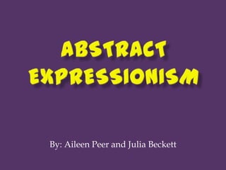 Abstract Expressionism | PPT