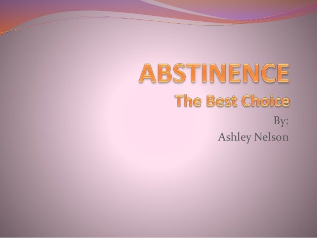 Abstinence essay