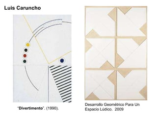 “ Divertimento ”. (1990). Desarrollo Geométrico Para Un Espacio Lúdico.  2009 Luis Caruncho    