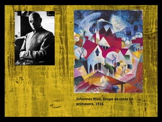 Johannes Itten, Grupo de casas en
primavera, 1916
 