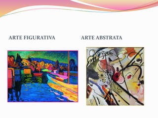 ARTE FIGURATIVA ARTE ABSTRATA
 