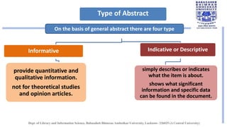 Abstract and Abstracting | PPTX