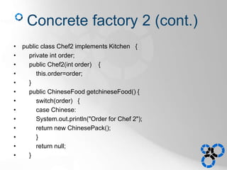 Abstract Factory Pattern (Example & Implementation in Java) | PPTX