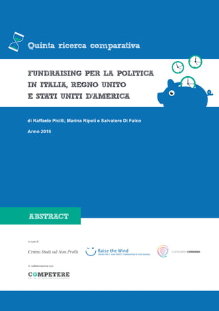 di Raffaele Picilli, Marina Ripoli e Salvatore Di Falco
in collaborazione con
a cura di
Anno 2016
 