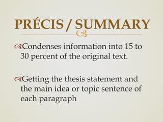 ABSTRACT-PRÉCIS-SUMMARY POWERPOINT PRESENTATION.PPTX