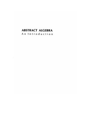 Abstract algebra   an introduction (hungerford)