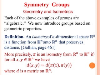 Preserve Distance Example Geometry Abstract Algebra - Cyclic Group.pptx