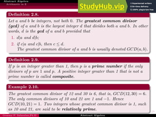 Abstract Algebra Beamer Lesson1 | PDF