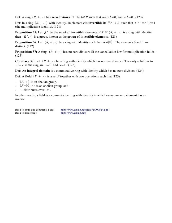 Additive And Multiplicative Element Of A Ring Are The Same Additive And Multiplicative Element Of A Ring Are The Same