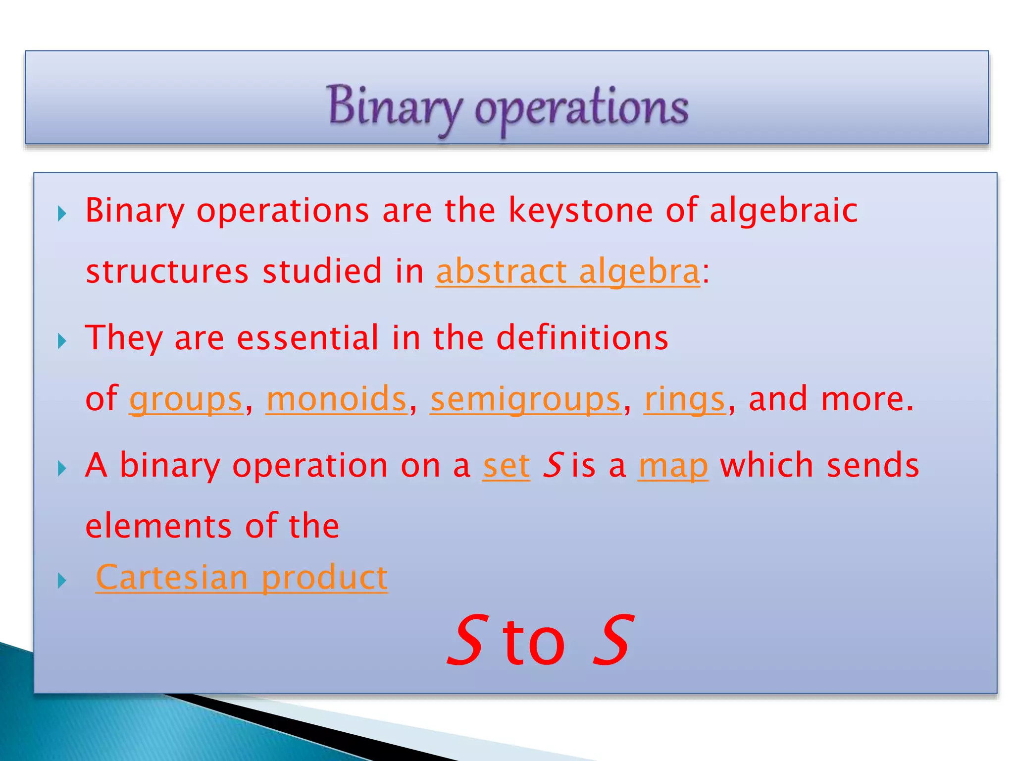 Abstract algebra & its applications | PPTX