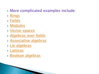 Abstract algebra & its applications | PPTX