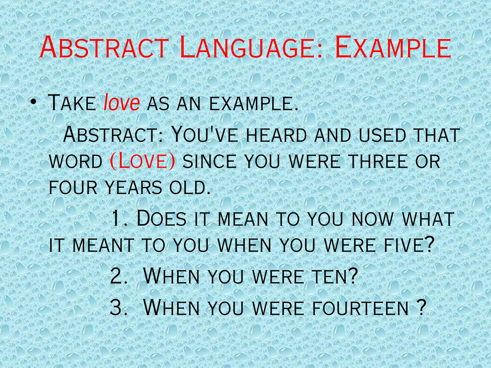 Abstract and concrete PPT