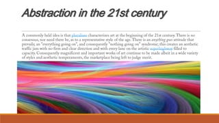 Abstraction in the 21st century
 