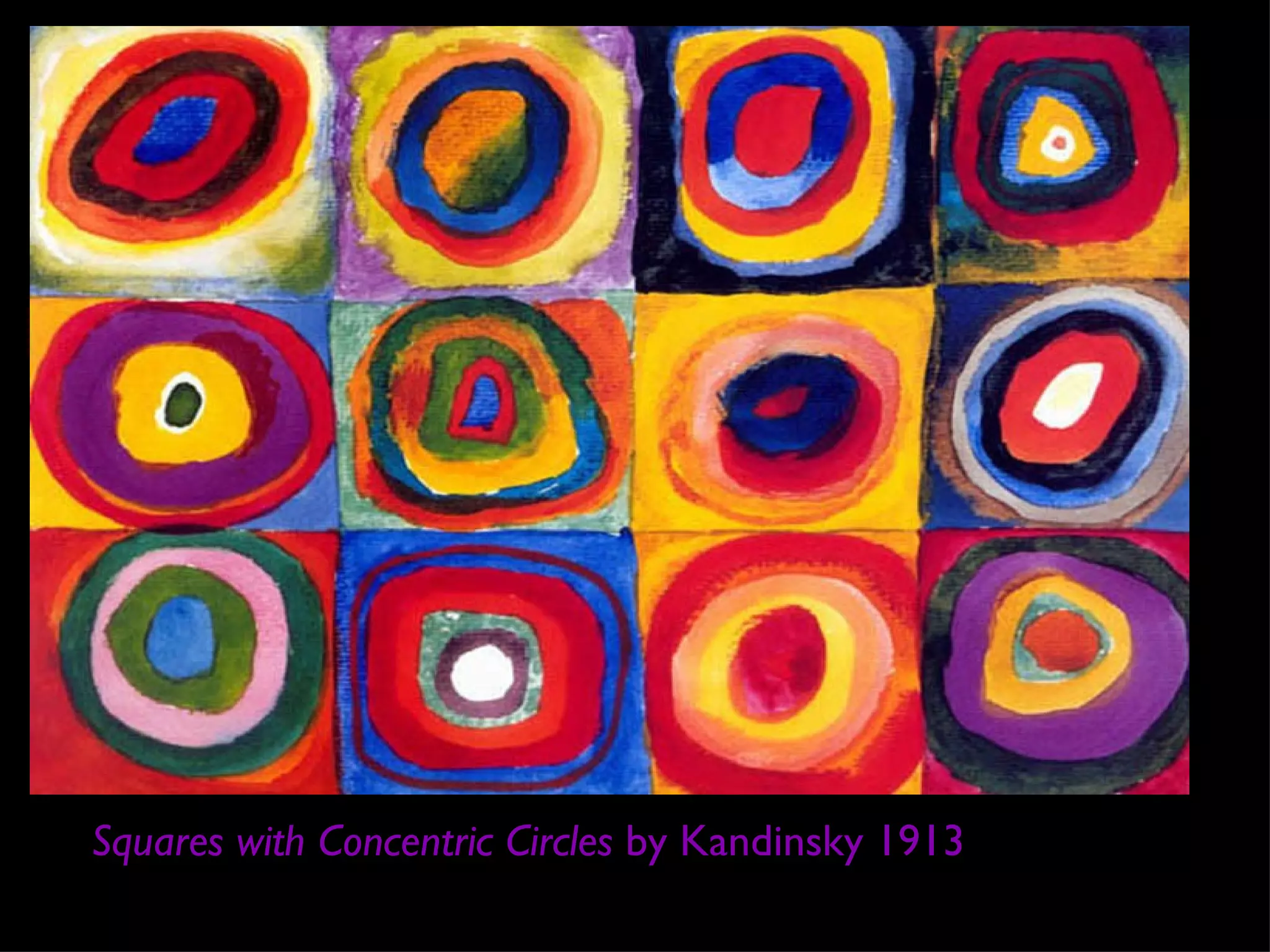 Squares with Concentric Circles by Kandinsky 1913
 