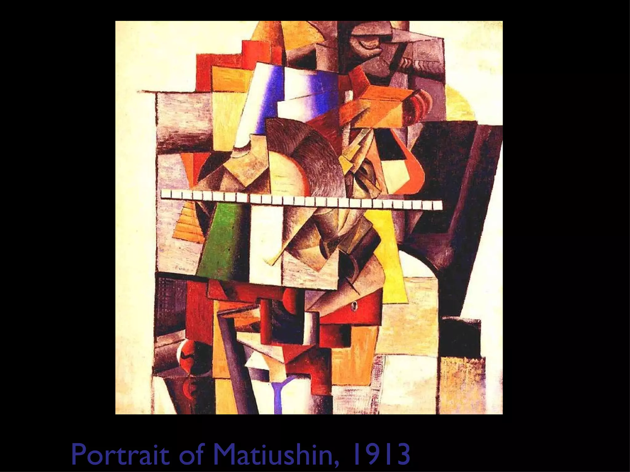 Portrait of Matiushin, 1913
 