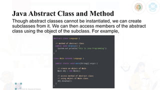 Abstract Class and Interface for Java Intoductory course.pptx