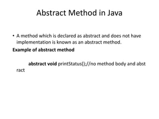 ABSTRACT CLASSES AND INTERFACES.ppt