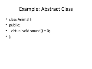Understanding Abstract Classes and Interfaces in C++ for Effective ...