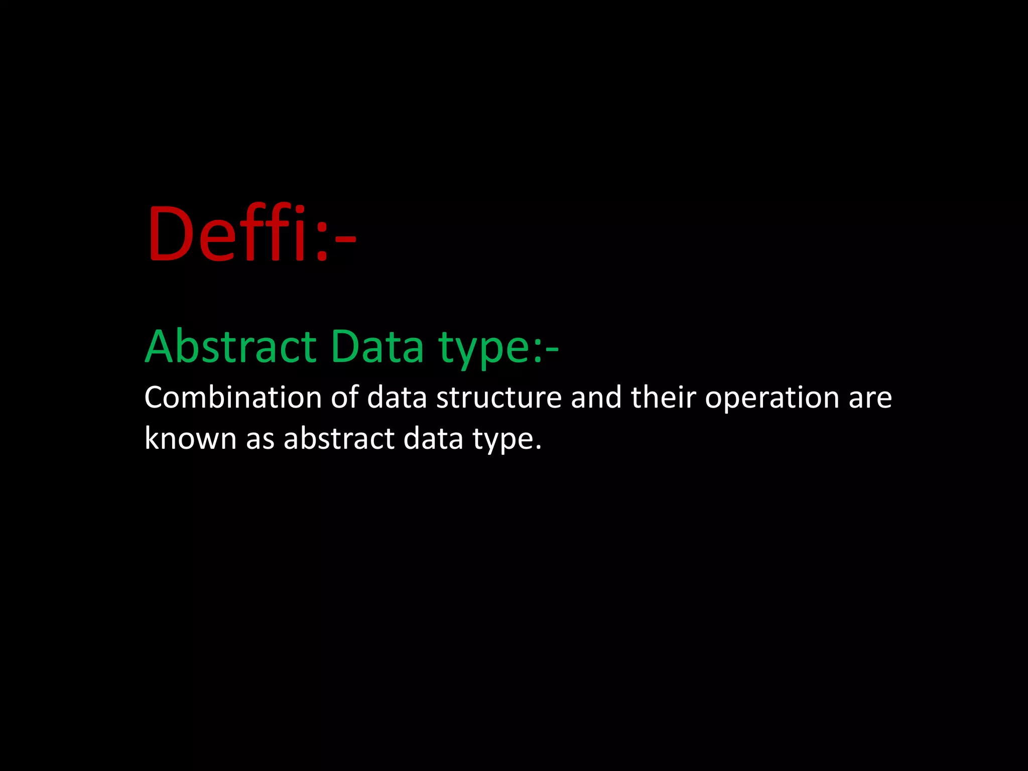 Abstract data type | PPTX