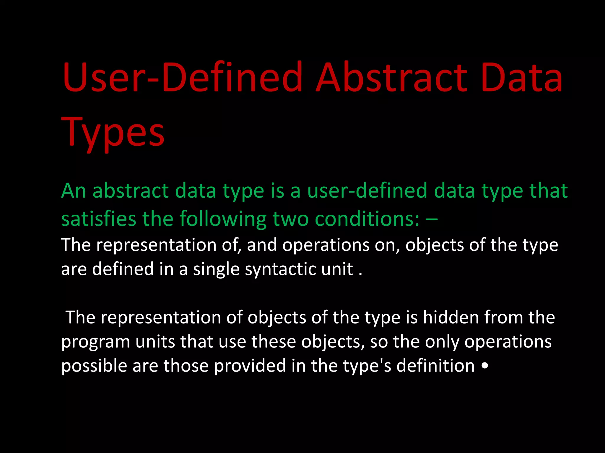 Abstract data type | PPTX