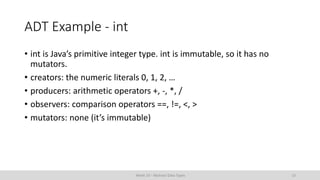 Abstract Data Types In Java With Examples | PDF