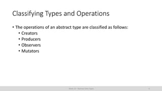 Abstract Data Types In Java With Examples | PDF
