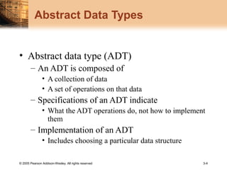 Abstract data types | PPT