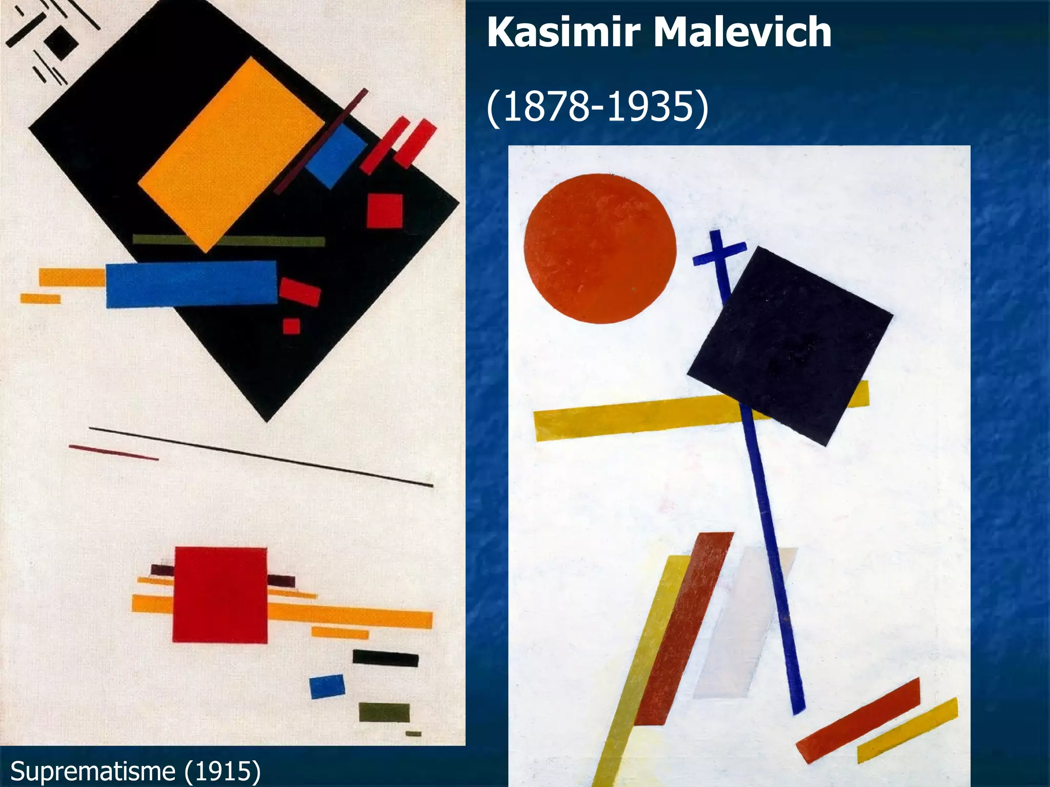 Kasimir Malevich  (1878-1935) Suprematisme (1915) 